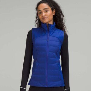 Lululemon - Down For It All Vest - Psychic Blue - Size 8 - EUC